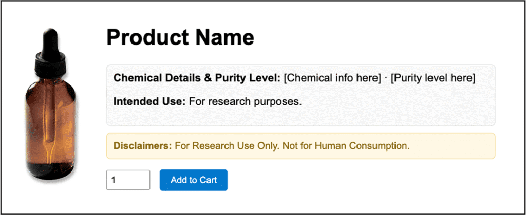 Peptide Website Guide product guide